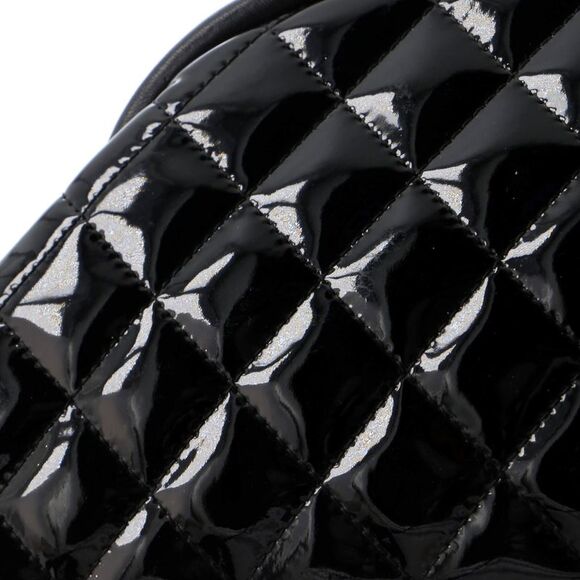 Chanel Timeless Clutch Quilted Patent Black - Picture 10 of 11